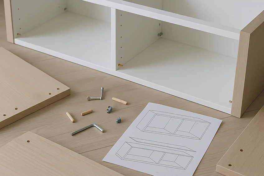 Flat-pack furniture assembly service in Cambridge